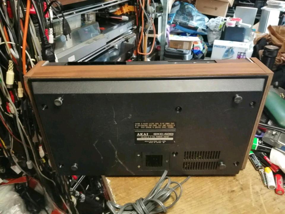 AKAI GXC-40D, Cassetten-Recorder, etwas DEFEKT!!!