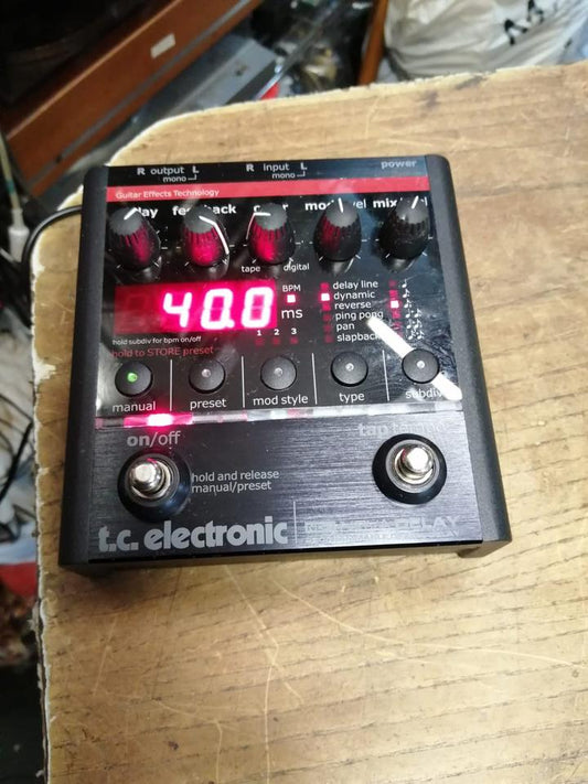 TC ELECTRONIC ND-1 Nova Deleay, Effekt-Pedal für Gitarren!!