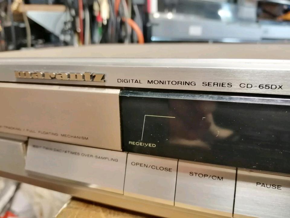 MARANTZ CD-65DX, CD-Player OHNE Fernbedienung, etwas DEFEKT!!