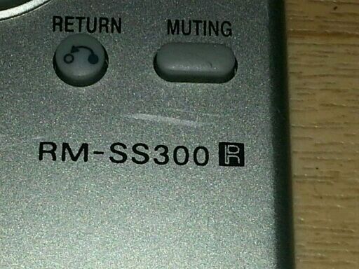 SONY RM-SS300 R (AV System) Fernbedienung, toll!