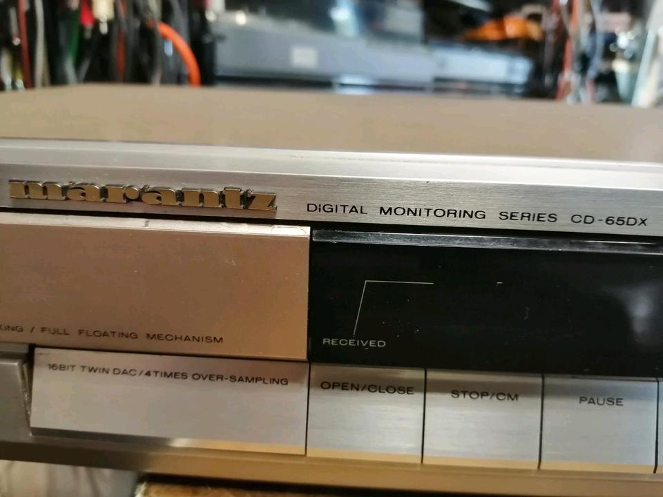 MARANTZ CD-65DX, CD-Player OHNE Fernbedienung, etwas DEFEKT!!