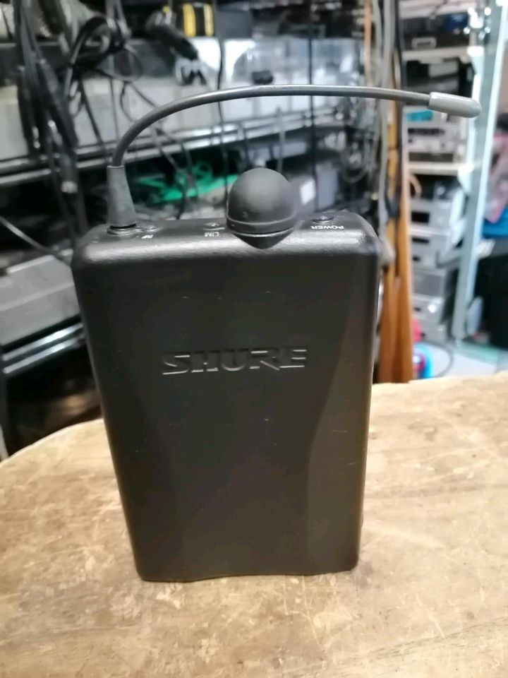 SHURE P2R-R8 Empfänger + Kopfhörer PAT. NO. 488.460  XXXXXXXX