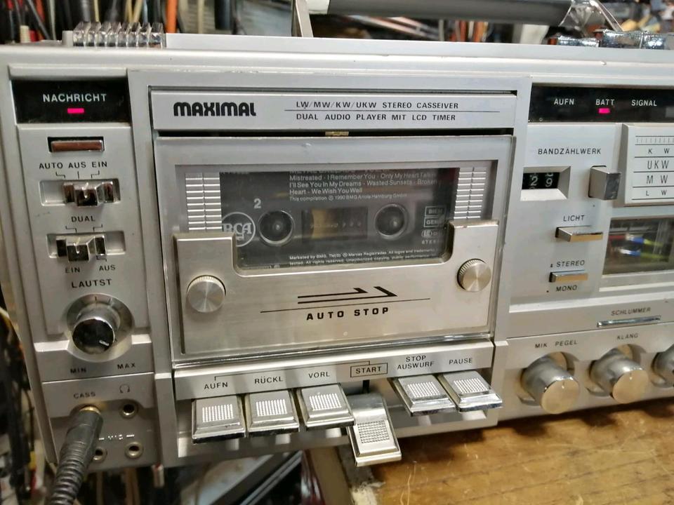 MAXIMAL 4480, Radio-Cassetten-Recorder, DEFEKT!!!