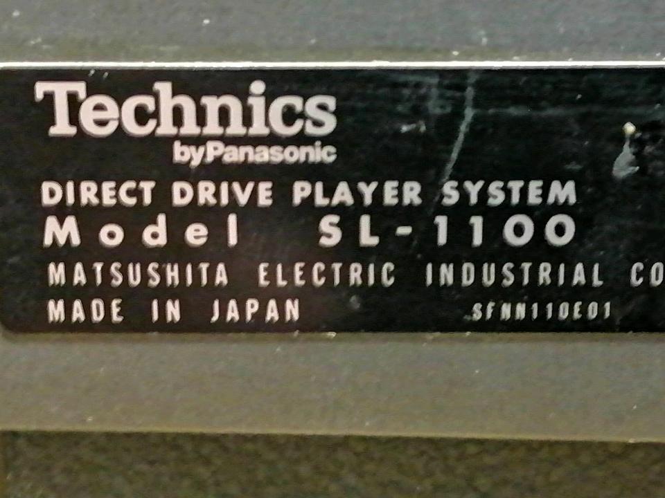 TECHNICS by PANASONIC SL-1100, Plattenspieler, guter Zustand!!