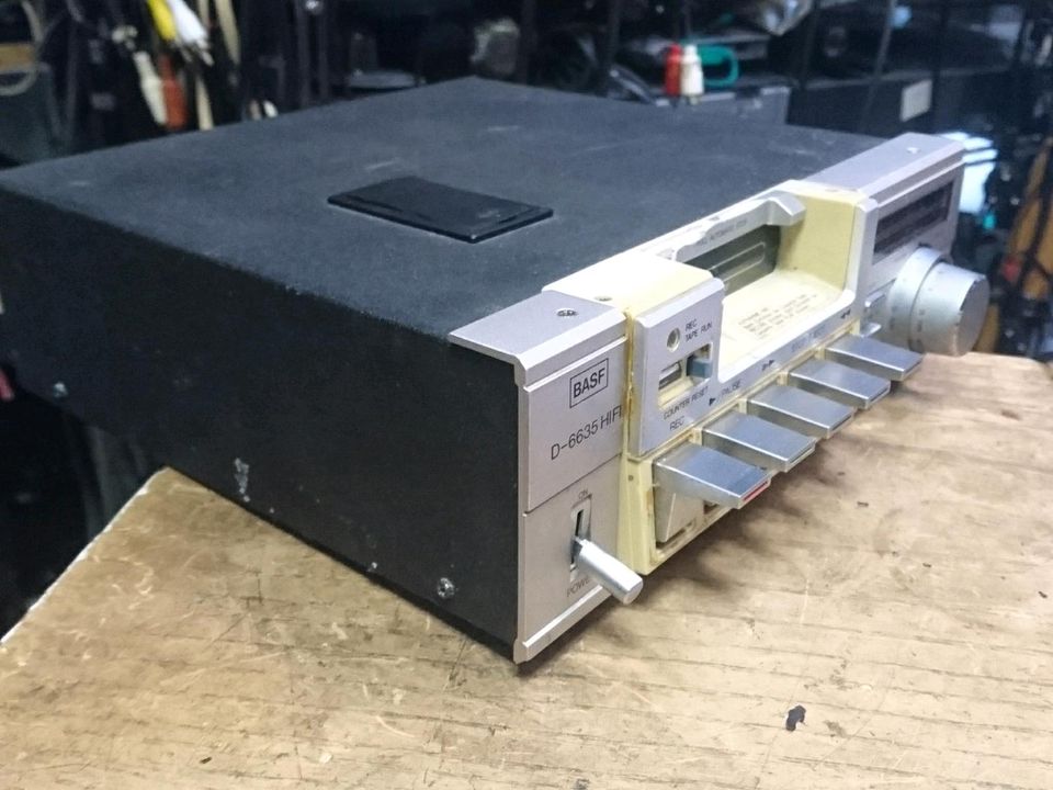 BASF D-6635 HiFi Cassetten-Deck, DEFEKT!!