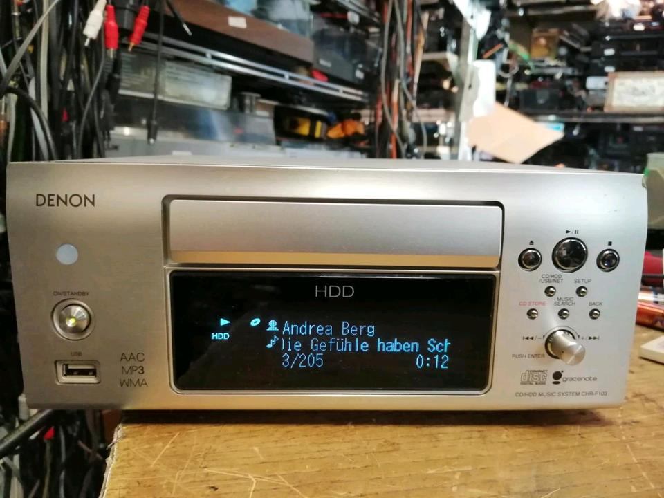 DENON CHR-F103 CD HDD Musik System!!
