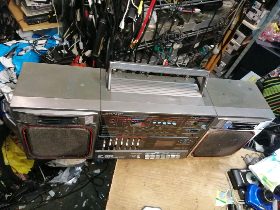 SHARP GF-7850H(D), Ghettoblaster, etwas DEFEKT!!!