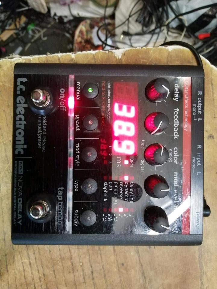 TC ELECTRONIC ND-1 Nova Deleay, Effekt-Pedal für Gitarren!!