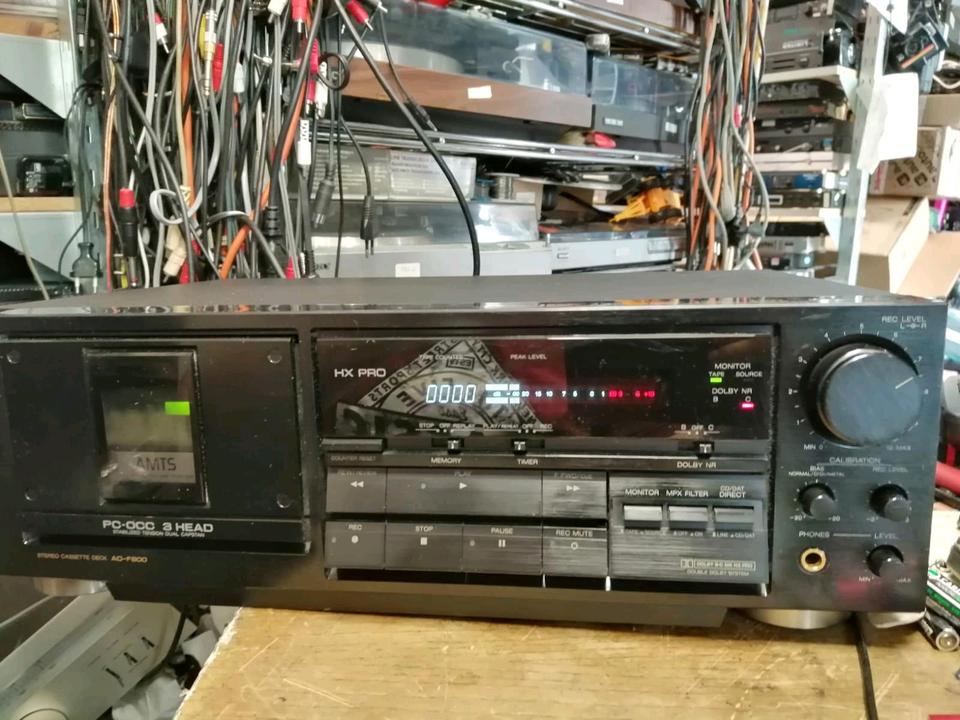 AIWA AD-F800Z, Stereo Cassetten-Deck, etwas DEFEKT!!!