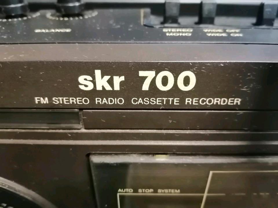 RFT SKR 700, Radio-Cassetten-Recorder, NEUER Antriebsriemen!!