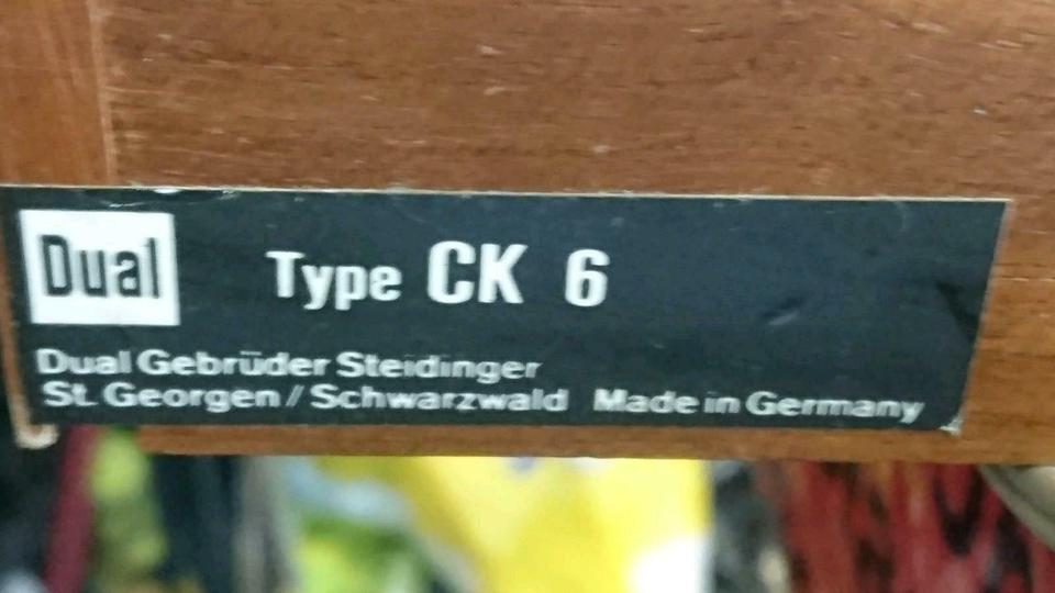 DUAL 1209 Type CK 6, Plattenspieler mit SHURE Nadelsystem, 5polig