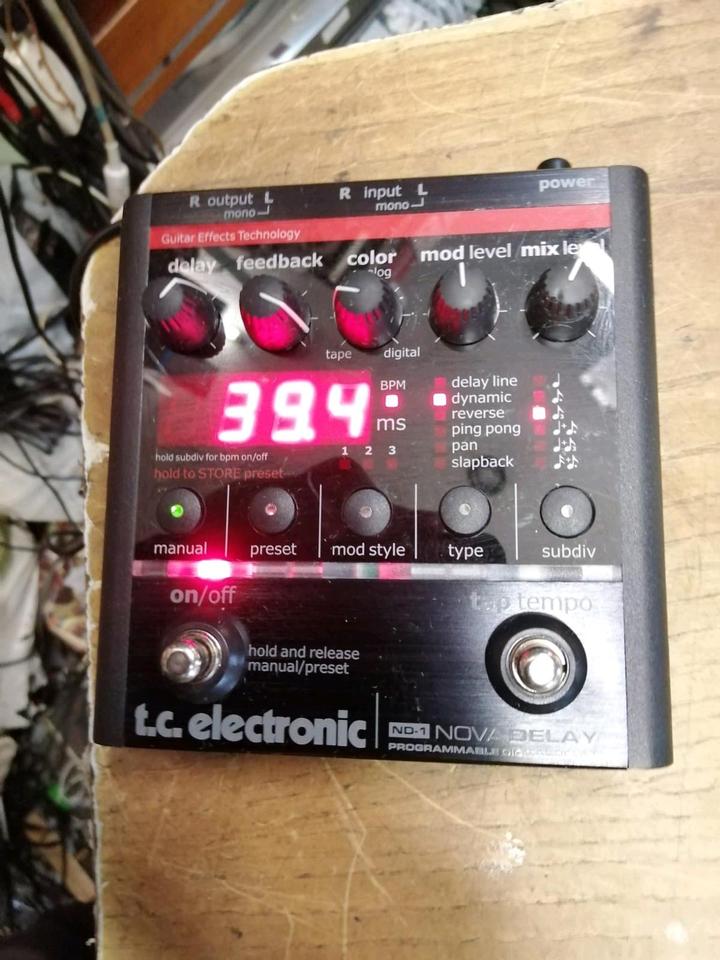 TC ELECTRONIC ND-1 Nova Deleay, Effekt-Pedal für Gitarren!!