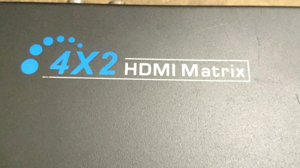 4X2 HDMI Matrix Splitter OHNE Fernbedienung!