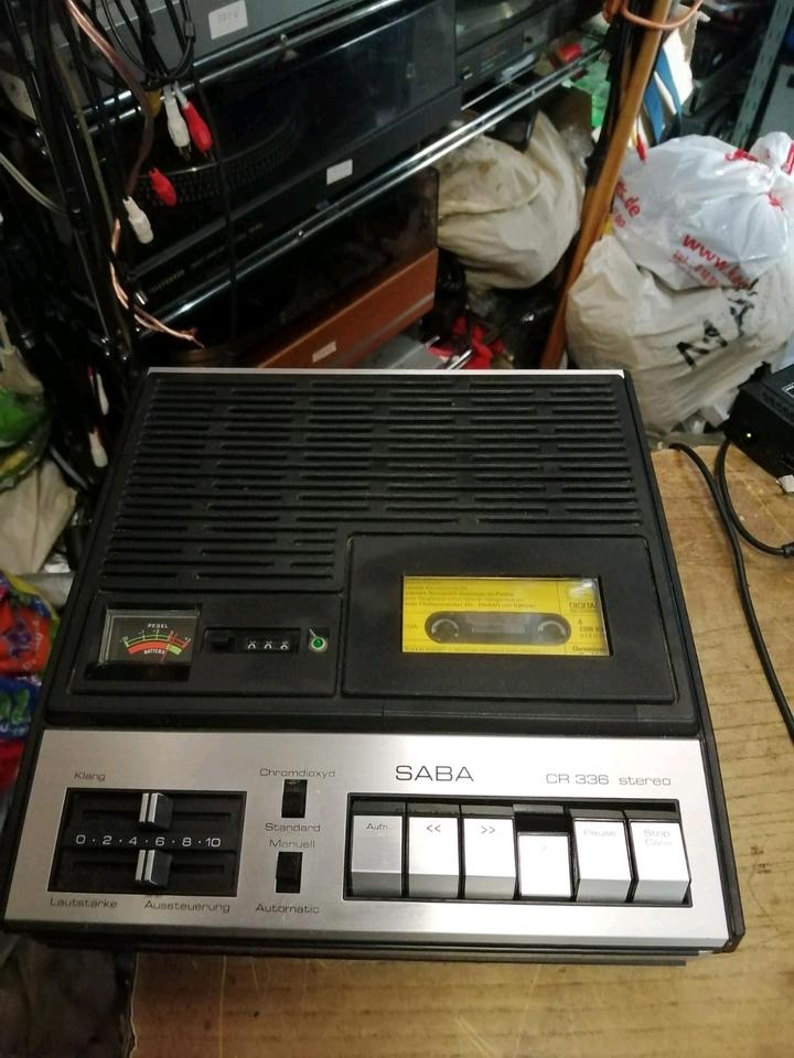 SABA CR 336 Stereo Cassetten-Recorder, guter Zustand!!