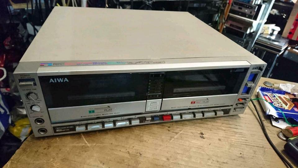 AIWA AD-WX110, Doppelcassetten-Deck, DEFEKT!!