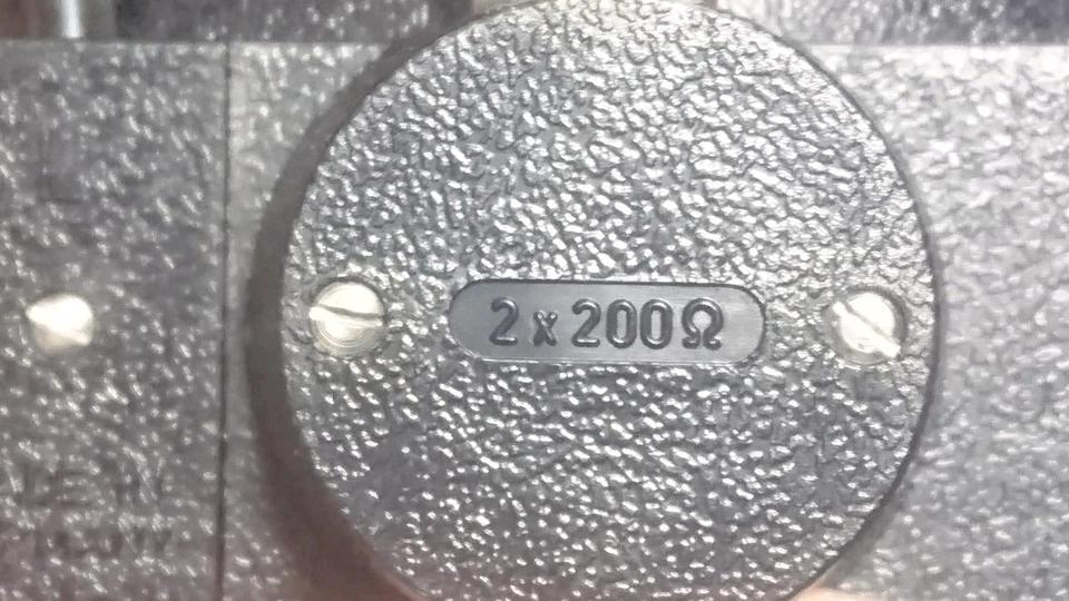 BEYERDYNAMIC 2x 200 Ohm, Kopfhörer + Spiralkabel WK 100.00,