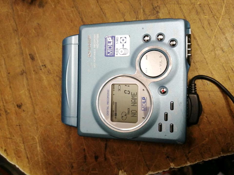 SHARP MD-MT88H(BL), MiniDiscman mit Zubehör!!!