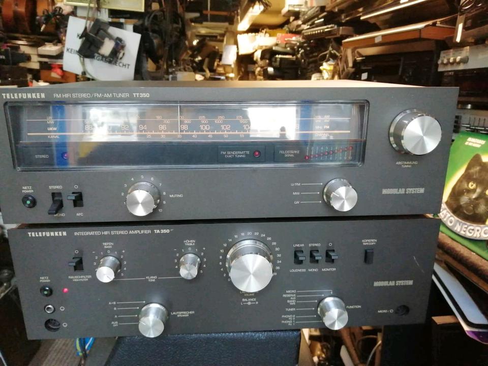 TELEFUNKEN TA-350 Verstärker + TELEFUNKEN TT350 guter Zustand!!!