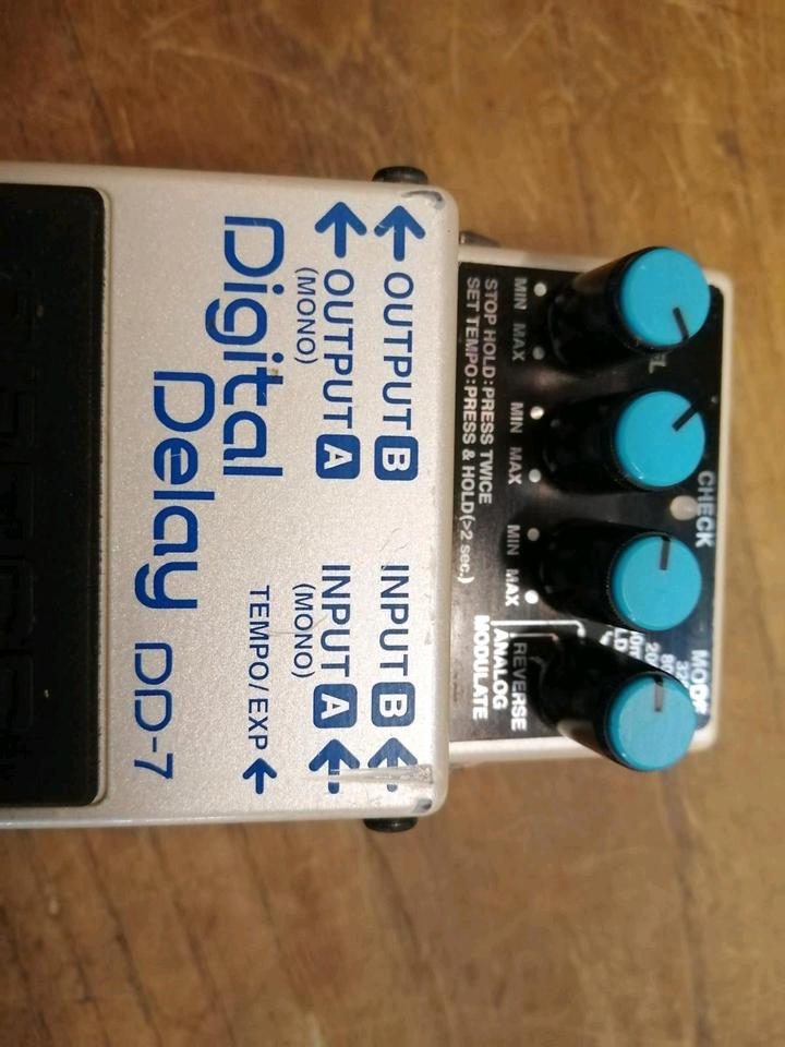 BOSS Digital Delay DD7, Effekt-Gerät, OHNE Adapter!!