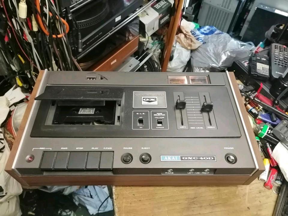 AKAI GXC-40D, Cassetten-Recorder, etwas DEFEKT!!!