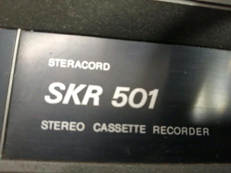 RFT STERACORD SKR501, Radio-Cassetten-Recorder, etwas DEFEKT!!!