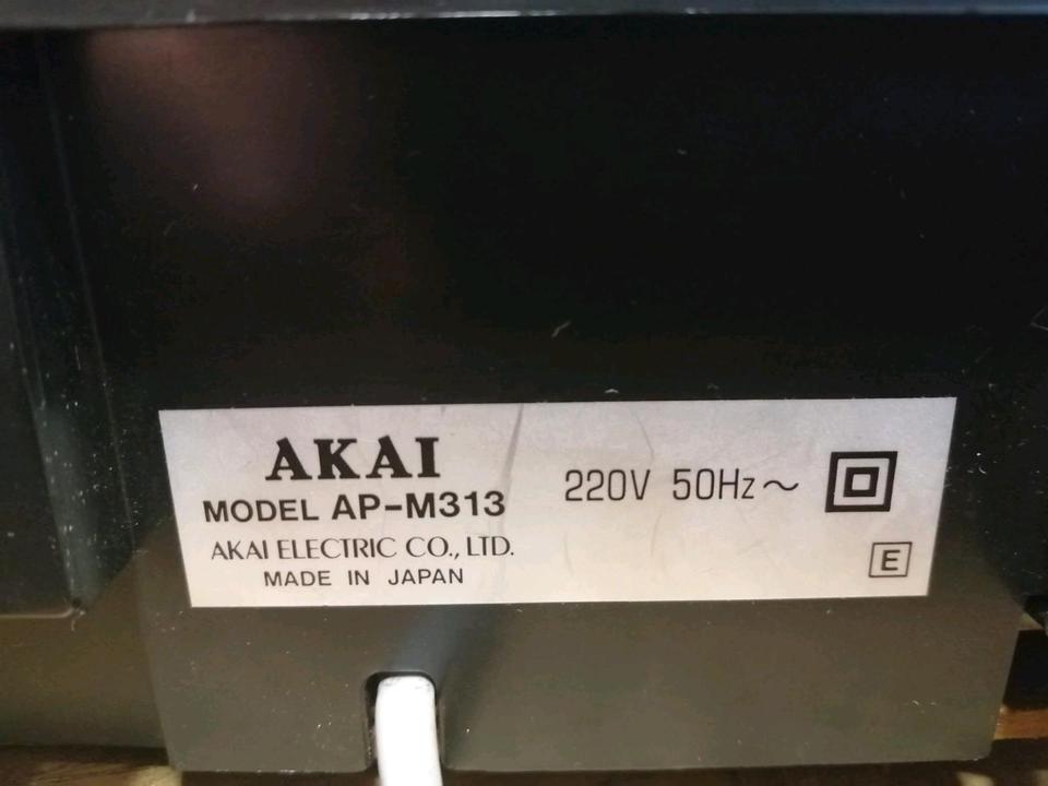 AKAI AP-M313, Plattenspieler, DEFEKT!!