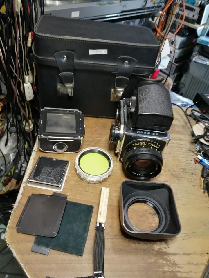 KIEV 88 TTL Mittelformatkamera + Objektiv, UDSSR, mit Zubehör!!!