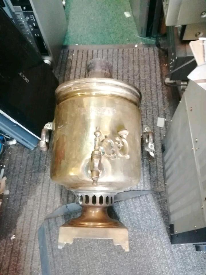 Russischer Holzkohle-Samowar, Baujahr: 1826, guter Zustand!!