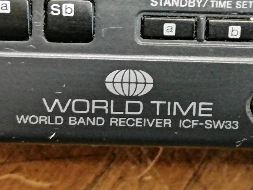 SONY ICF-SW33 World Time, Radio, guter Zustand!!