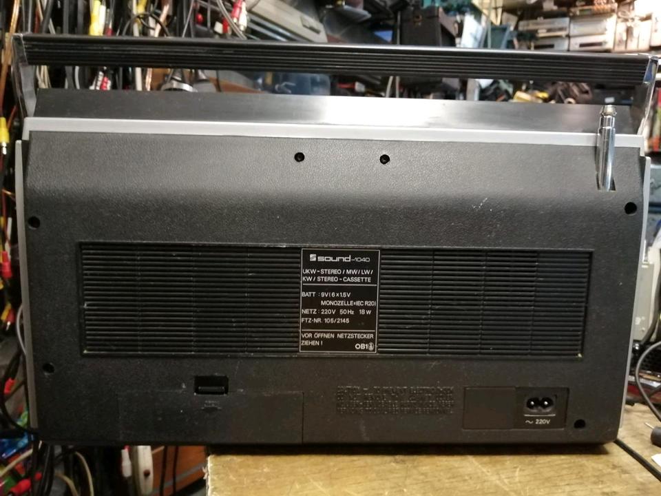 SOUND-1040 Stereo, Radio-Cassetten-Recorder, SELTEN!!!