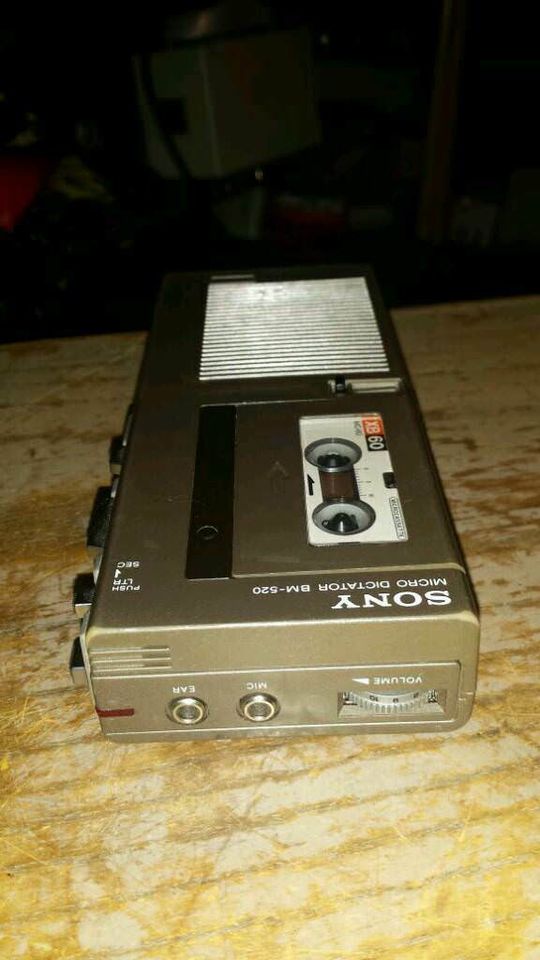 Gelöscht • SONY BM-520 Micro Dictator; Diktiergerät mit Zubehör!