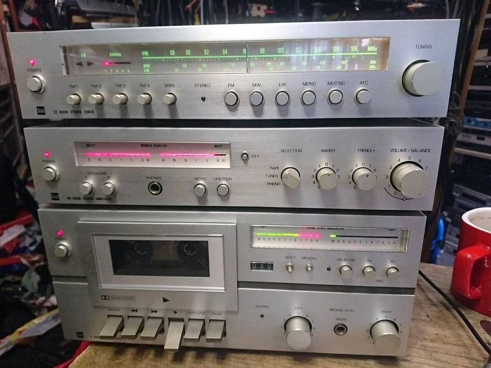 DUAL-Anlage: CV450M, CT450M + C450M, OHNE Boxen, guter Zustand