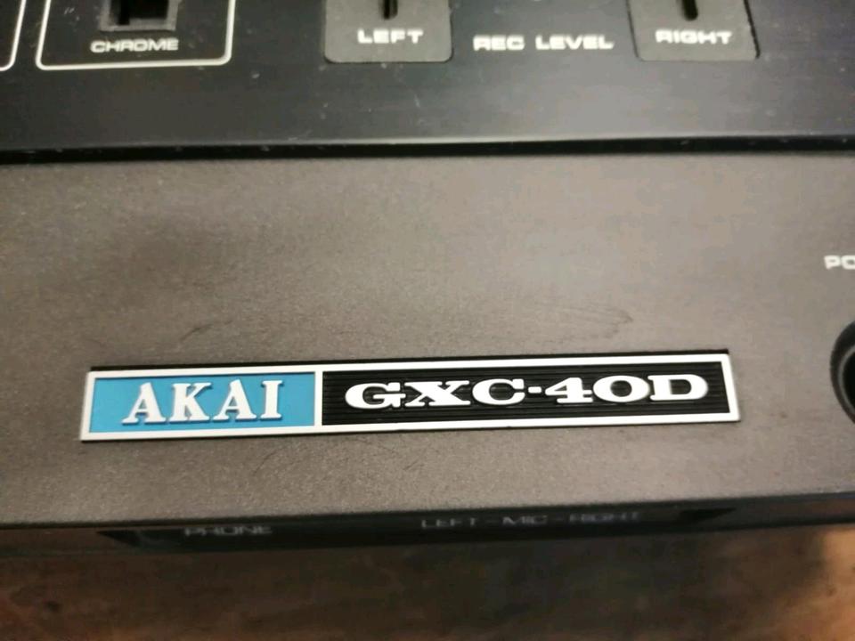 AKAI GXC-40D, Cassetten-Recorder, etwas DEFEKT!!!