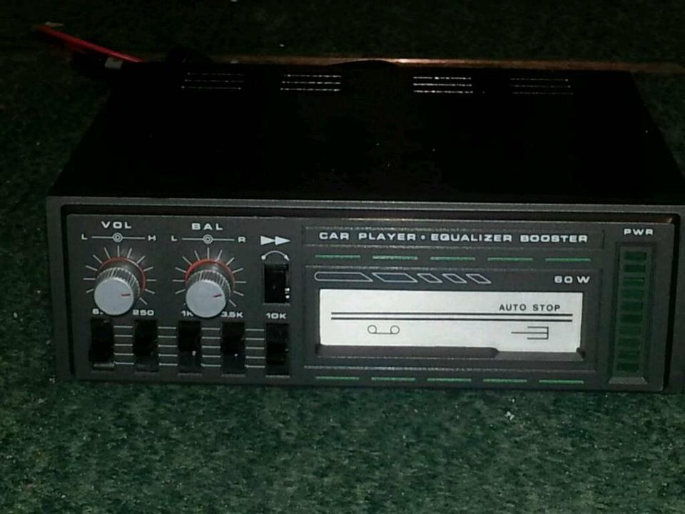 CAR PLAYER; Equalizer Booster, 60 W; sehr guter Zustand!