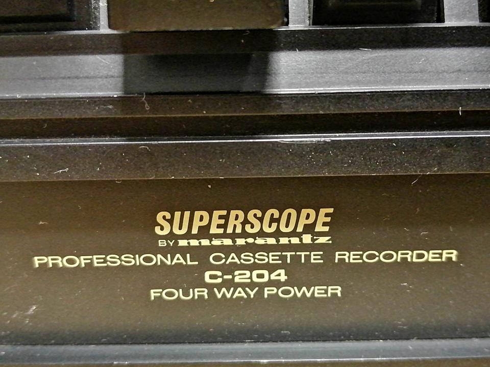 SUPERSCOPE by MARANTZ C-204, Cassetten-Recorder!
