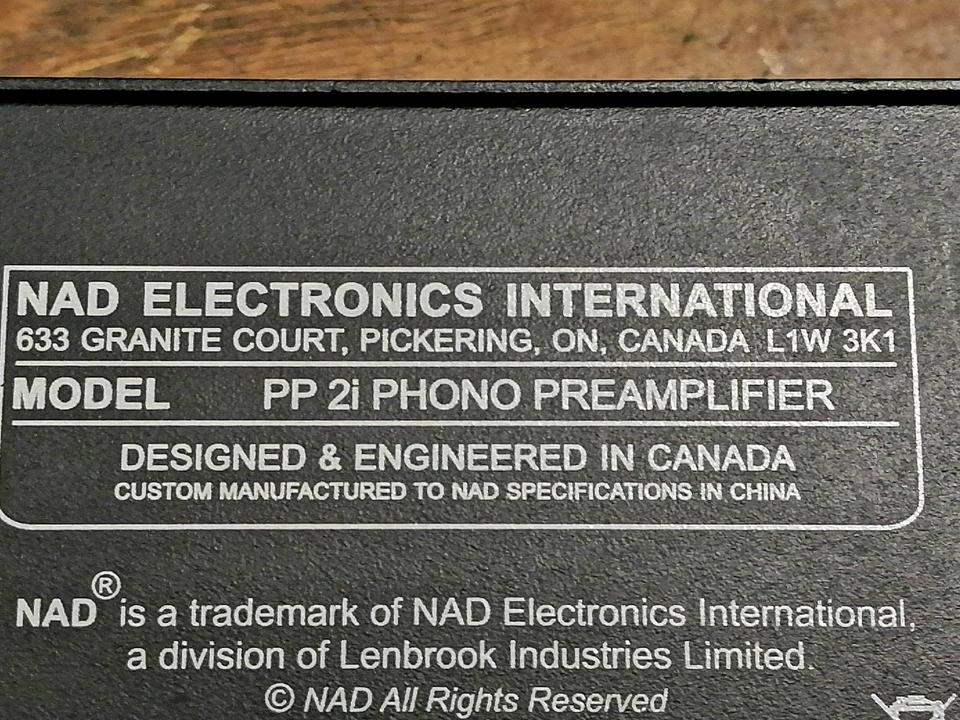 NAD PHONO Preamp PP2 i, Vorverstärker mit NEUEN Adapter!!