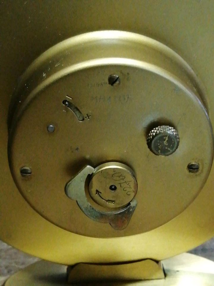 JUNGHANS, Tischuhr, Messing, guter Zustand!!!