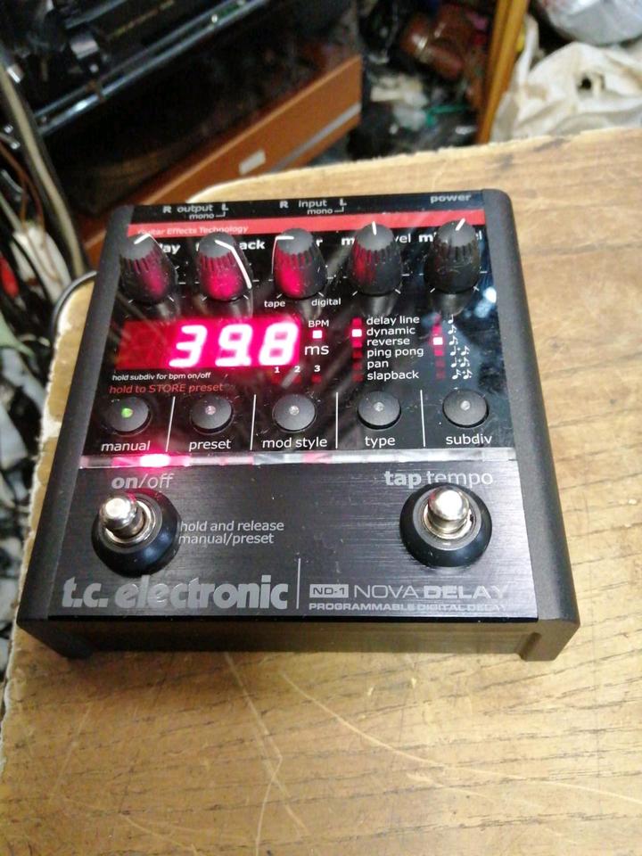 TC ELECTRONIC ND-1 Nova Deleay, Effekt-Pedal für Gitarren!!