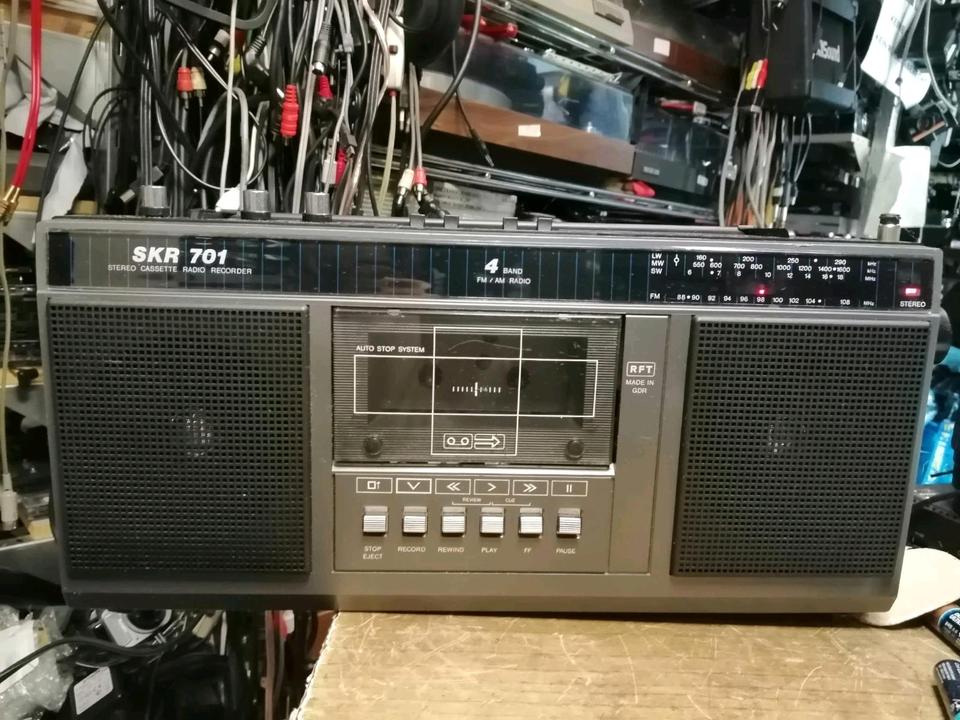 RFT SKR 701, Radio-Cassetten-Recorder, etwas DEFEKT!!!