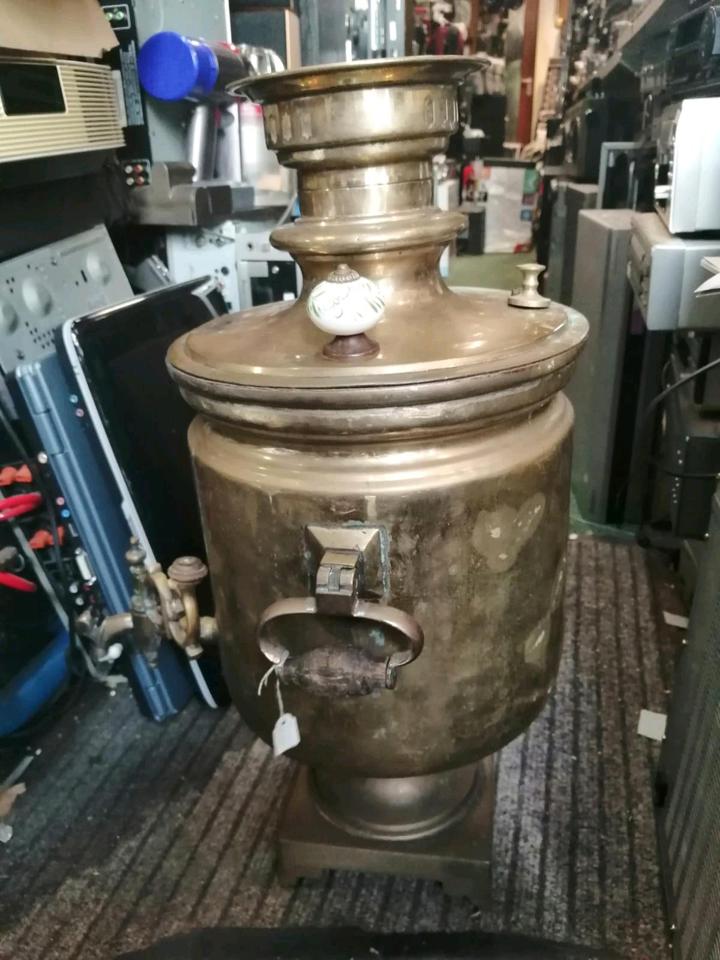 Russischer Holzkohle-Samowar, Baujahr: 1826, guter Zustand!!