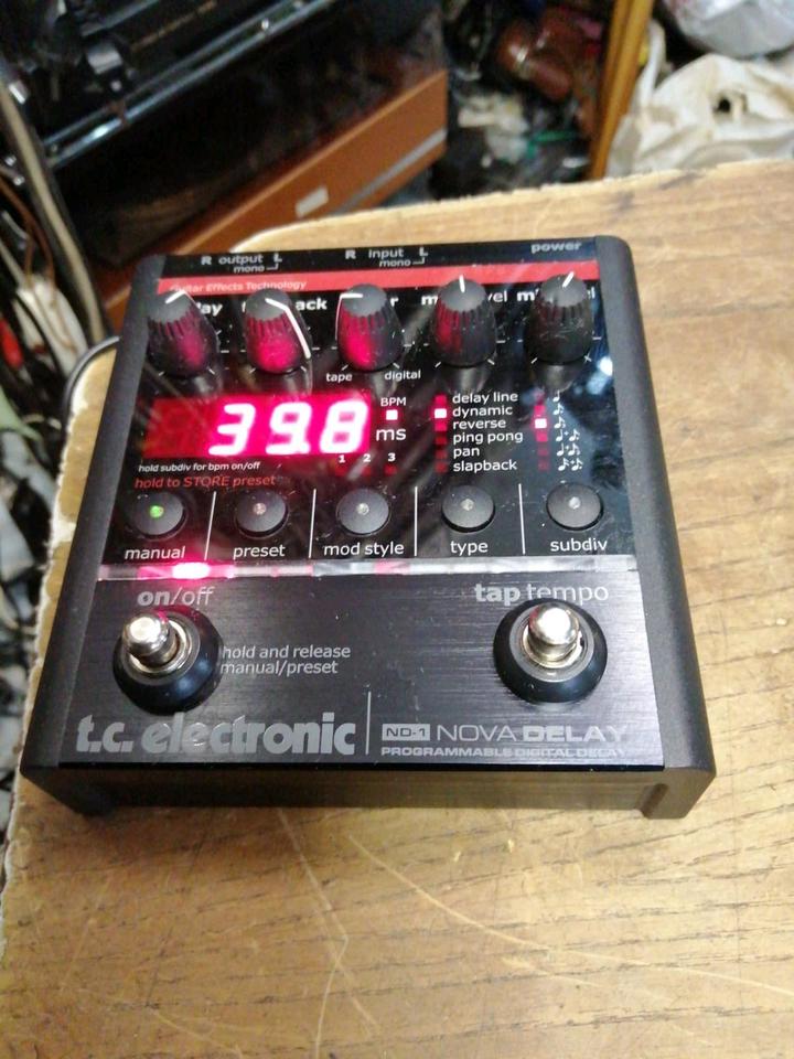TC ELECTRONIC ND-1 Nova Deleay, Effekt-Pedal für Gitarren!!