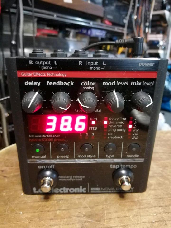TC ELECTRONIC ND-1 Nova Deleay, Effekt-Pedal für Gitarren!!