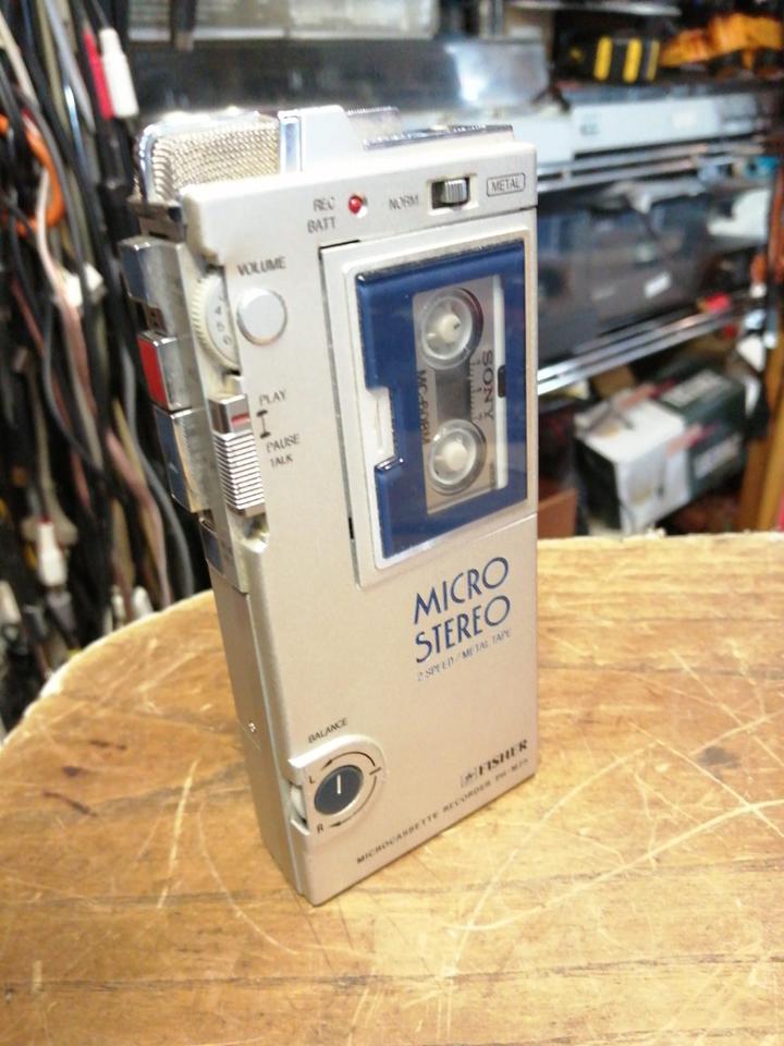 FISHER PH-M25 Micro Cassetten-Recorder, DEFEKT!!!
