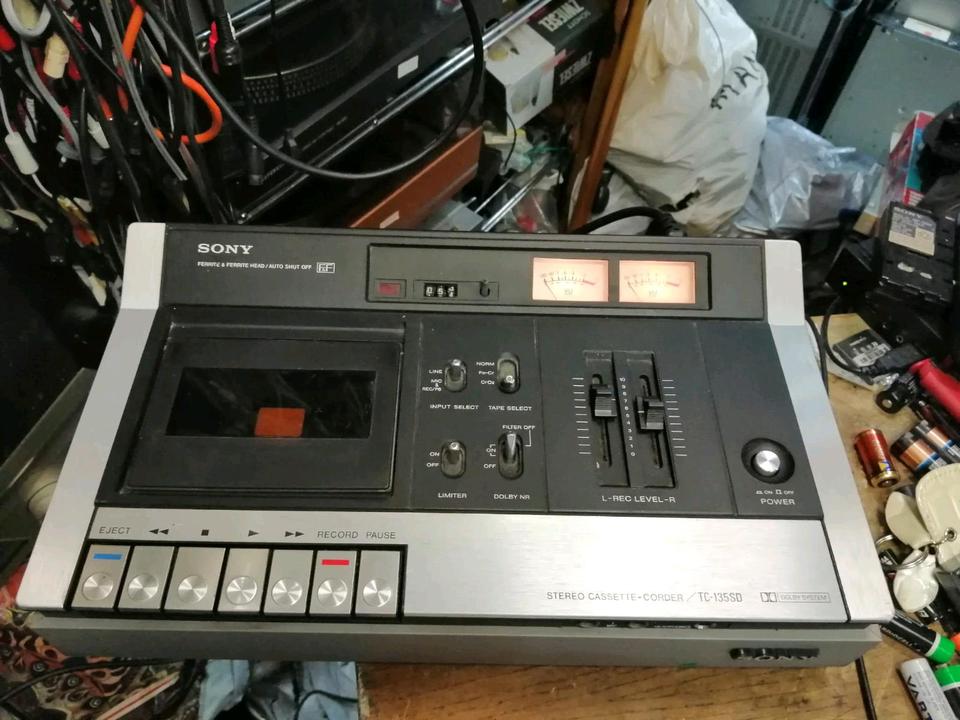 SONY TC-135SD Tapecorder/Cassetten-Recorder, etwas DEFEKT!!
