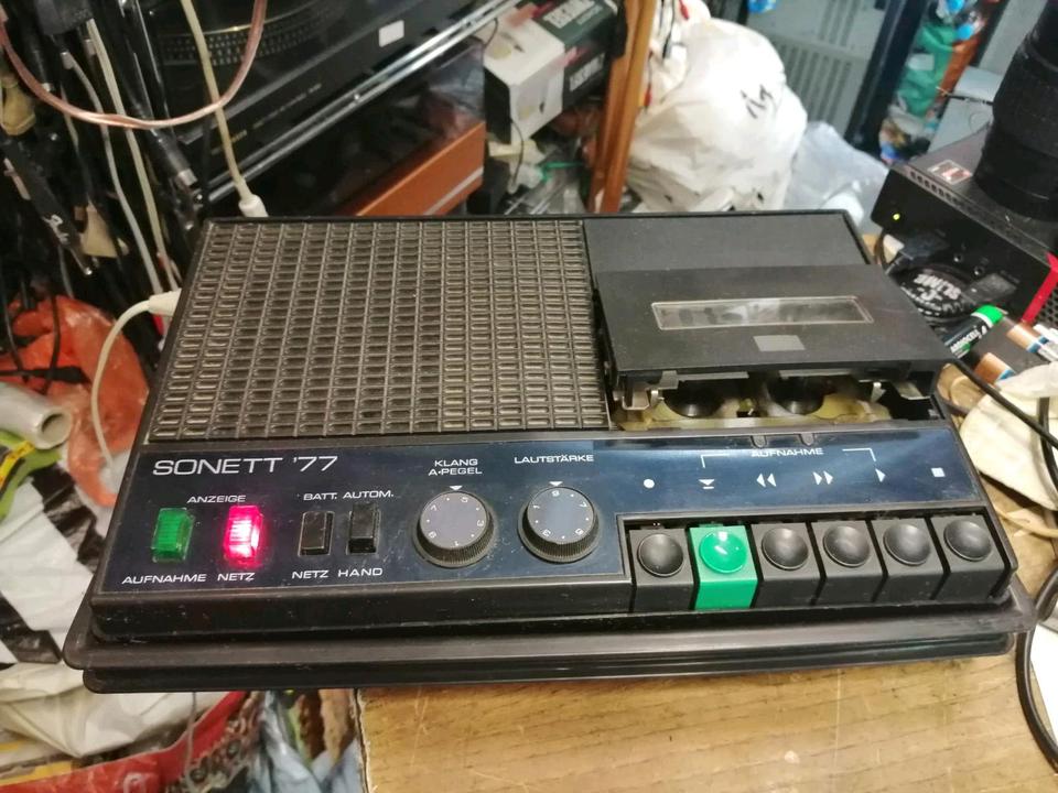 RFT SONETT'77, Cassetten-Recorder, guter Zustand!!