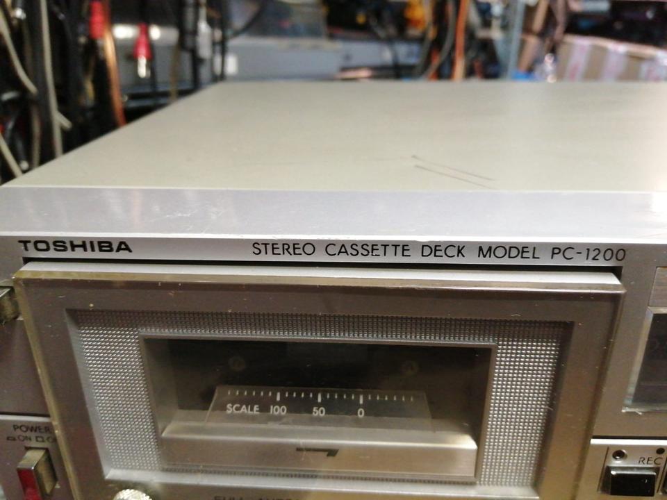 TOSHIBA PC-1200, Stereo Cassetten-Deck, DEFEKT!!!