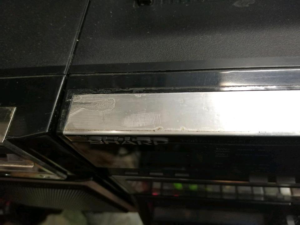 SHARP WF-939Z(BK), Ghettoblaster, etwas DEFEKT!!  XXXXXXXXXX