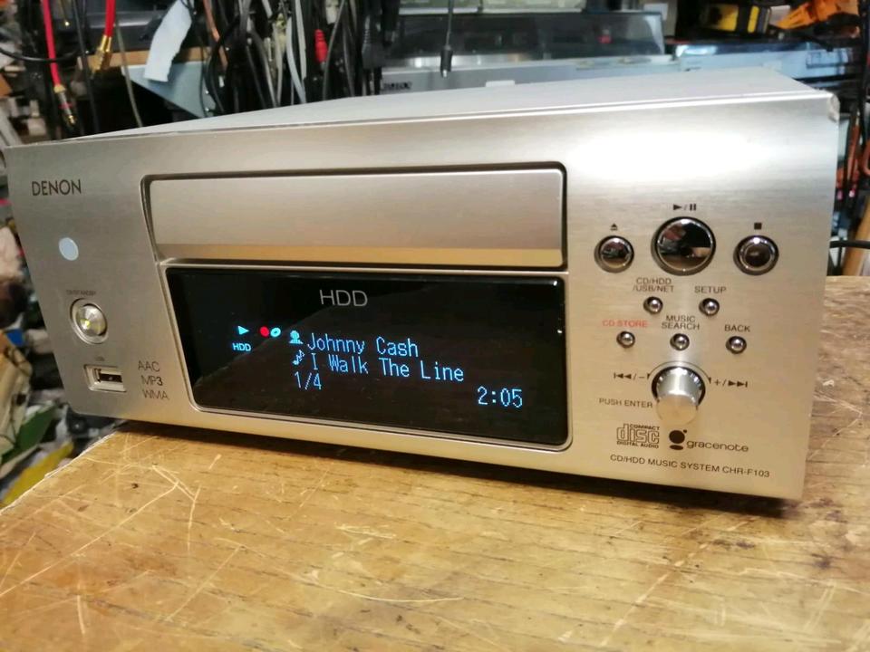 DENON CHR-F103 CD HDD Musik System!!