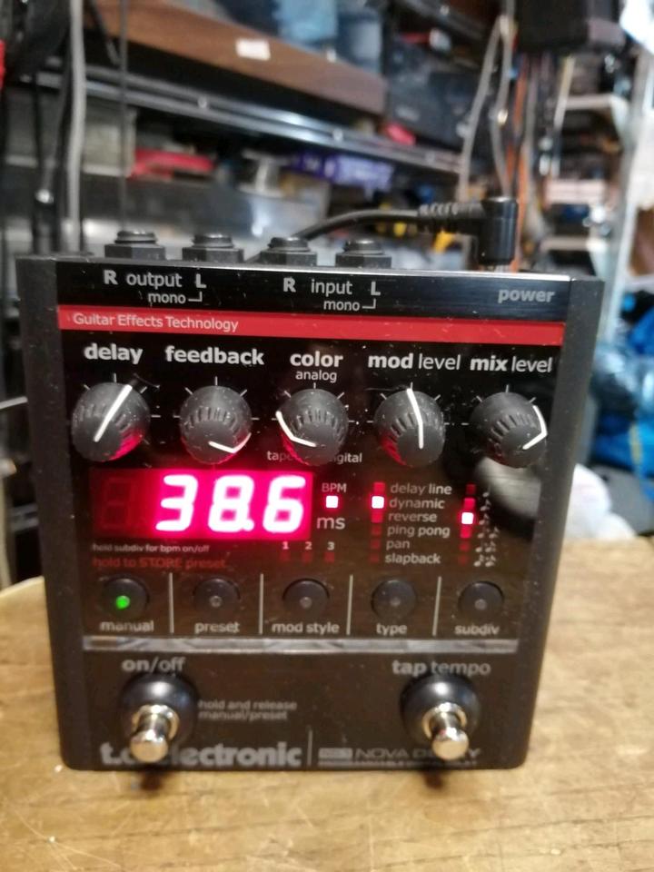TC ELECTRONIC ND-1 Nova Deleay, Effekt-Pedal für Gitarren!!