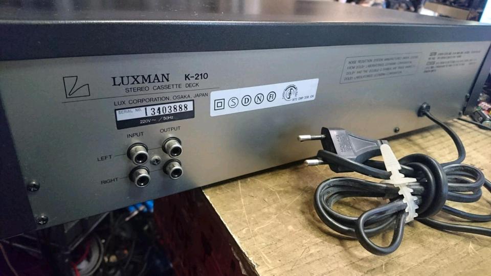 LUXMAN K-210, Stereo Cassetten-Deck, etwas DEFEKT!!